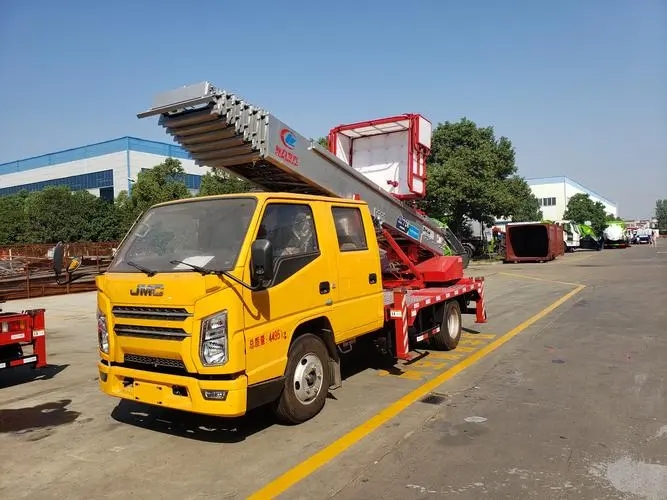 遵化附近云梯车出租 砂石搬运